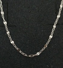 Chaîne En Or Blanc 18K 750