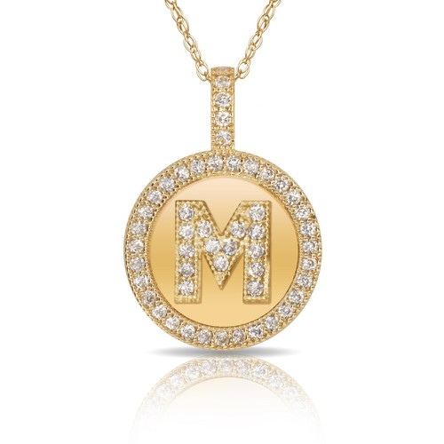 14k solid yellow gold round - 14k,