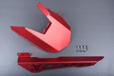 Garde boue arrière alu - garde, rouge