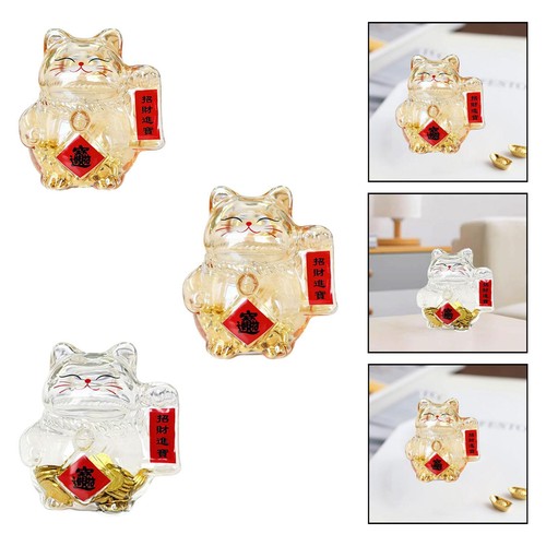 Tirelire verre chat - verre,