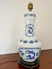 Pieds de lampe en porcelaine