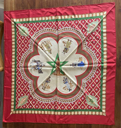 Militaria ancien foulard - militaria,