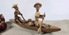 ?Sculpture Pirogue art africain