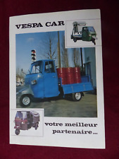 catalogue prospectus VESPA CAR TRI CIAO 50 MPF 125 220 P2 PIAGGIO APE TRIPORTEUR
