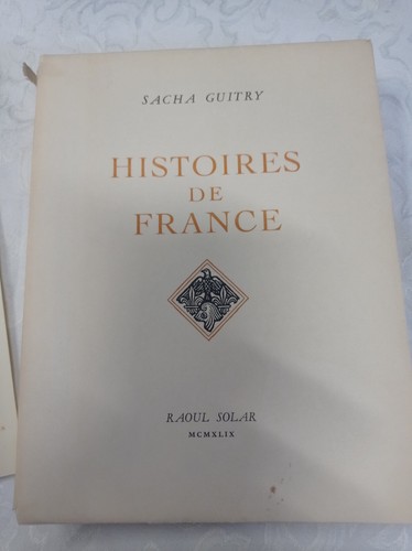 Sacha guitry histoires - guitry, de