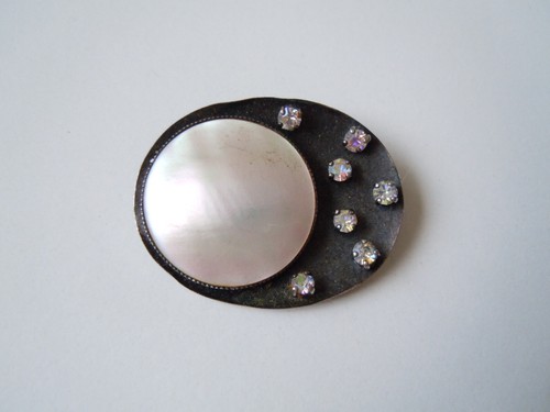 Broche nacre aurora - broche, en