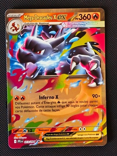 Carte pokémon méga dracaufeu - méga,