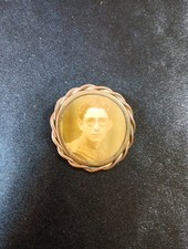 Broche Photo Poilu WW1 14 18