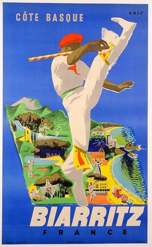 Affiche poster landes béarn - landes,
