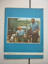   TINTIN /  CAHIER TINTIN  ET LE MYSTERE DE LA TOISON D OR //  AVEC ECRITURE  