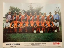 POSTER EQUIPE STADE LAVALLOIS - LAVAL SAISON 1982-1983 // 30 X 40 