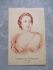 Duchesse de Châteauroux ( 1717 - 1744 Publicité  Pharmaceutique NERVROVITAMINE 4