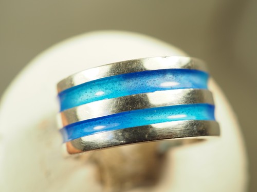 Bague anneau vintage - anneau, argent