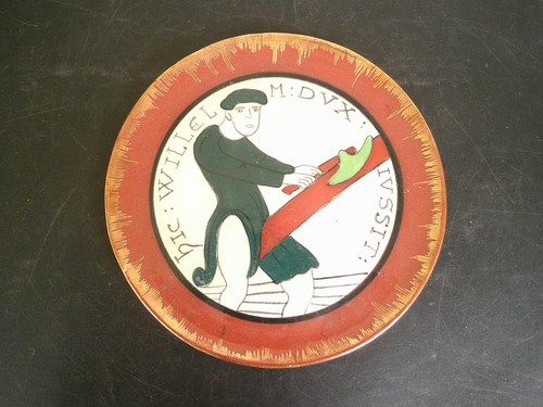 Assiette decor tapisserie - assiette,