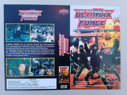 Jaquette vhs ultimax force - -,