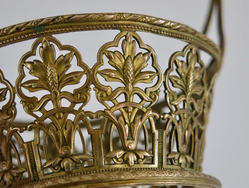 Corbeille laiton doré jolie - corbeille,