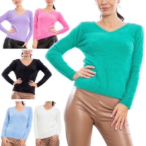 Pull femme col - col, forme