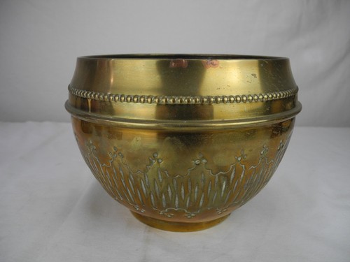 Ancien cache pot laiton - cache,