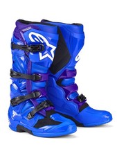 Bottes Homme Alpinestars Tech 7 Bleu Motocross Enduro Snodo