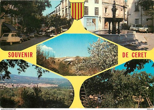 Carte postale céret - -,