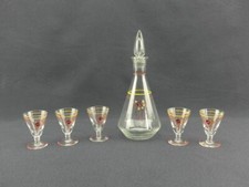 Service à liqueur en verre