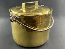 Chaudron marmite faitout en laiton étamé fin XVIIIe début XIXe
