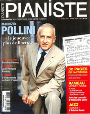 MAGAZINE " PIANISTE " MAURIZIO POLLINI / PARTITIONS  2012