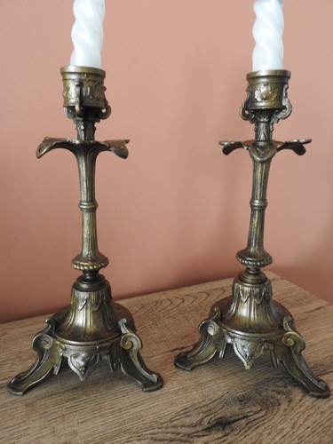 Anciens bougeoirs regule - anciens,