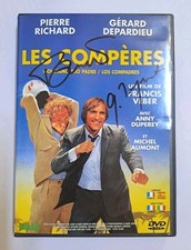 DVD LES COMPÈRES - DÉDICACÉ PAR GERARD DEPARDIEU & PIERRE RICHARD - AUTOGRAPHE
