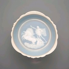 Coupelle Porcelaine Tharaud Limoges Biscuit Style Camée Wedgwood Char Romain