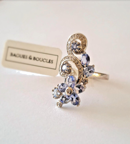Bague tanzanite argent - , /