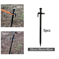 Lot de 5 piquets de tente avec