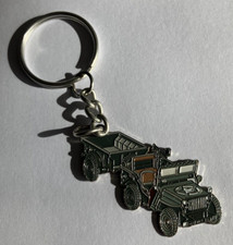 D - Porte-Clés - Key Ring - JEEP - WILLYS AVEC REMORQUE - 4X4 - D-DAY 1944