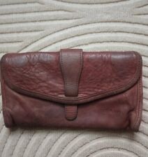 Portefeuille Nat & Nin En Cuir Rouge