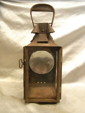 LANTERNE LOCOMOTIVE CHERBOURG CHEMIN DE FER SNCF TRAIN ANCIENNE LAMPE PETROLE