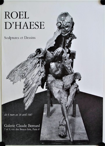 Affiche roel haese sculpture - d'haese,