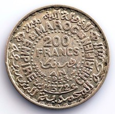 Maroc- 200 Francs 1953