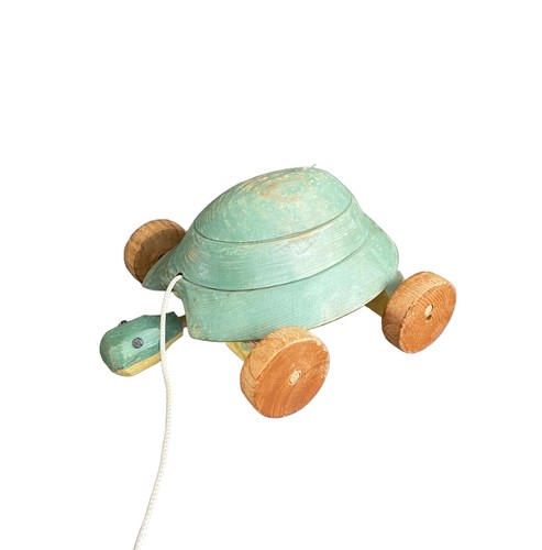 Jouet tirer bois tortue - à,