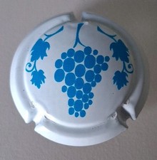 Capsule de Champagne générique NR blanc et bleu, 3 encoches ! introuvable