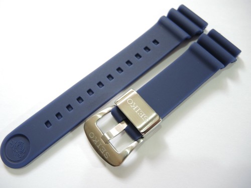 New 22mm blue - blue, rubber