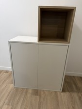 Meuble IKEA EKET blanc + cube