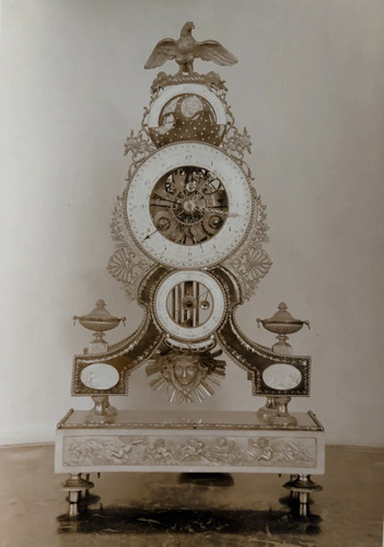 Photographie pendule bronze - pendule,