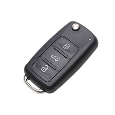 Coque cle vw 3 boutons golf