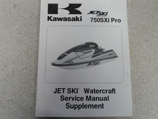 Manuel De Service OEM Kawasaki Suppl. 1998 JS750-C1 XI Pro JetSki 99924-1223-51