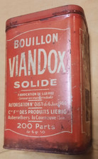 BOITE BOUILLON VIANDOX FABRICATION DE GUERRE  RATIONNEMENT  OCCUPATION