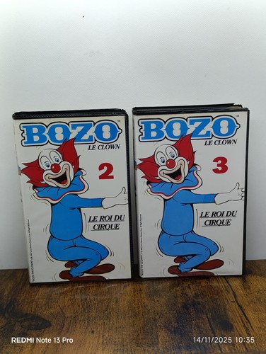 Lot vhs bozo le - vhs,