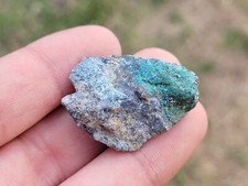 Linarite Malachite Chalcopyrite "La baume" Aveyron 20g France minéraux mineral