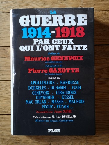 Livre guerre 1914 1918 par - 1914-1918,