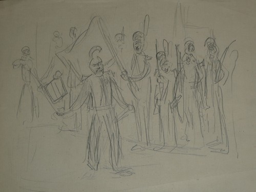 Anonyme dessin crayon - anonyme,