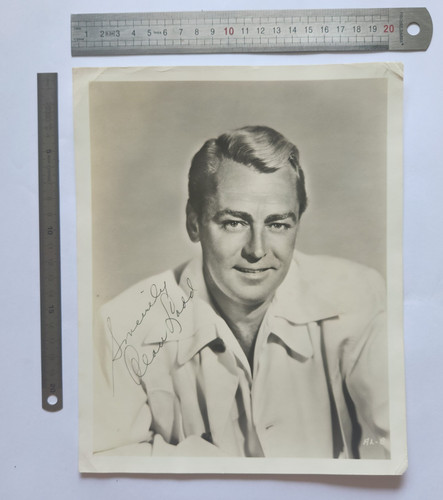 Alan ladd autographe - alan, signed